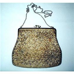 Gold Beaded Evening  Shoulderbag #2345325