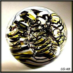 GORGEOUS CZECH SIGNED KRCIL PAPERWEIGHT #2345608