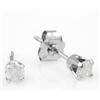 Image 1 : GOLD DIAMOND EARRINGS .20 CARATS! #2345661