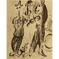 Chagall Marc  Itinerant Players  Lithograph #2345893