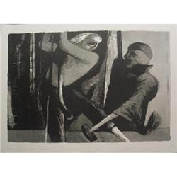 Benton Spruance The Samuel Enderby Lithograph #2345953