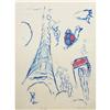 Image 1 : Marc Chagall Eiffel Tower (d'apres Chagall)#2346040