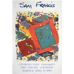 Sam Francis CSU, 1983 Offset Lithograph #2346045