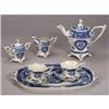 Image 1 : 8 pc PORCELAIN TRANSFERWARE TEA SET #2346217