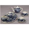 Image 1 : 8 pc PORCELAIN TRANSFERWARE TOILE TEA SET #2346218