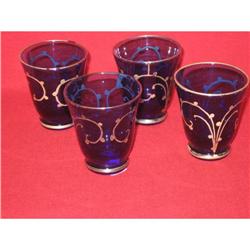 Set of four Silver painted Glasses #2346451