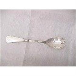 Sterling & mother of Pearl Serving Spoon&Fork #2346462