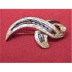 Art Deco Rhinestone Brooch #2346470