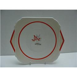 Shelley Regent Cake Plate Leaf Motif #2346522