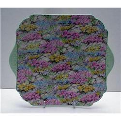 Shelley Rock Garden Chintz Sandwich Plate #2346523