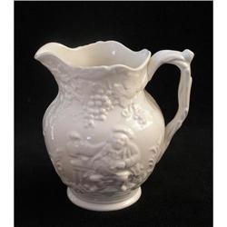 Spode White Jug with Figures in Relief  #2346538