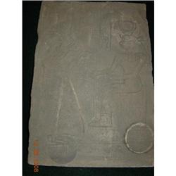 Egyptian Large Limestone Egyptian Stone Stella #2346557