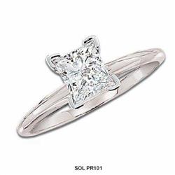 1.01 CARATS VS DIAMOND solitaire ring princess #2346641