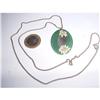 Image 1 : Silver Enamelled Pendant #2346997