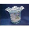 Fenton Art Glass Winter Wonderland  Vase #2347151