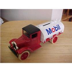 Bank, Mobil Gas, Delivery truck,metal,7" long #2347235