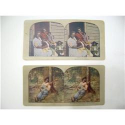 Two Black Memorabilla Stereoviews #2347262