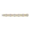 Round Diamond Big Look Fashion Bracelet 3-1/5 Cttw 10KT Yellow Gold