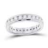 Round Diamond Eternity Wedding Band 1-1/2 Cttw 14KT White Gold