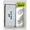 Image 1 : 1 Kilo UK Mint .999 Silver JBR Recovery Bar w/ Box