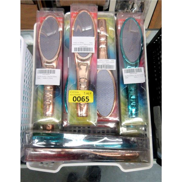 Basket of 15 New Handled Foot Files
