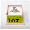 Image 2 : Green Amethyst & Diamond Cocktail Ring