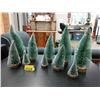 Image 1 : 3 New 4 Piece Mini Christmas Tree Sets