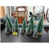Image 1 : 3 New 4 Piece Mini Christmas Tree Sets