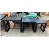 Image 1 : Modern 3 Piece Nesting Table Set