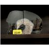 Image 1 : Large Black/Grey Brazilian Agate Bookend Set