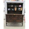 Image 1 : Antique Oak Welsh Cupboard with Hutch