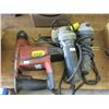 Image 1 : Hilti Electric Drill & 2 Bosch Electric Grinders