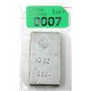 Image 1 : 10 Oz. .999 Silver Johnson Matthey Bar