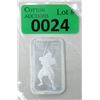 Image 1 : 1 Oz. Samurai Warrior .999 Silver Bar