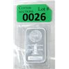 Image 1 : 1 Oz. .999 Fine Silver Walking Liberty Bar