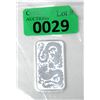 Image 1 : 1 Oz .9999 Silver 2020 Double Dragon Bar