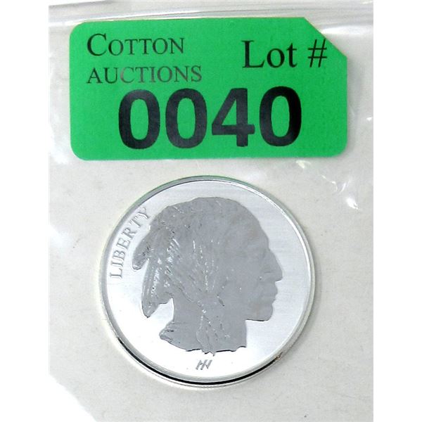 1 Oz .999 Silver Asahi First Nations/Buffalo Round