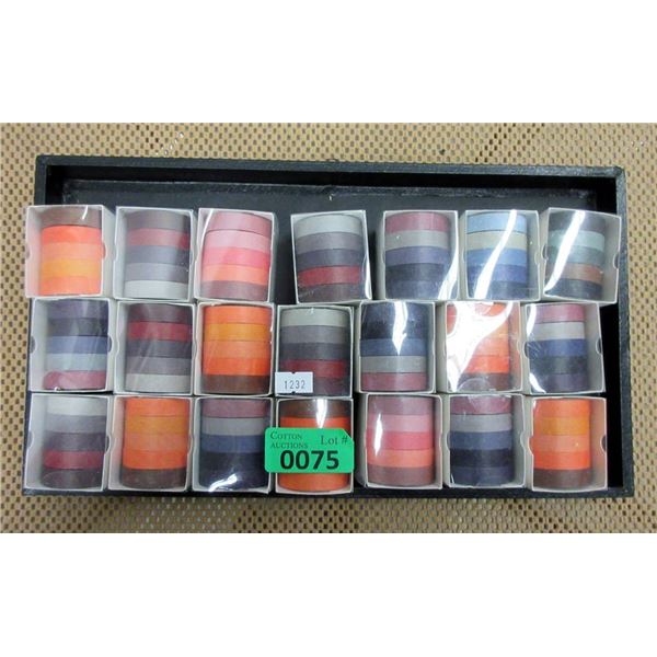 21 Packages of 5 Washi Narrow Crafting Tape