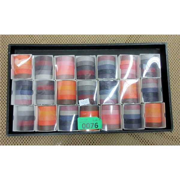 21 Packages of 5 Washi Narrow Crafting Tape