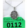 Image 1 : Black Diamond Oval Locket Necklace