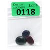 Image 1 : 3 Loose Oval Cut Gemstones - 54 CTW