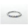Image 1 : Sterling Silver Tanzanite Band Ring