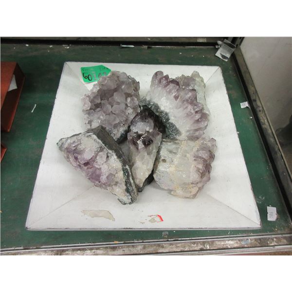 4 KG of Amethyst Crystal Rock Formations