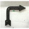 Image 1 : Metal Bent Arrow Coat Rack - 28" x 32"