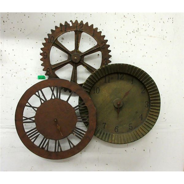 Large Cast Metal Clock Display - 36" Diameter