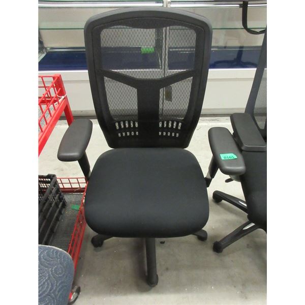 High Back Office Chair - Mesh Back & Fabric Seat