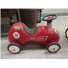 Image 1 : Toddler's Metal Radio Flyer Ride On Car