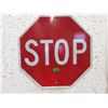 Image 1 : Reflective Steel Stop Sign - 24" x 24"