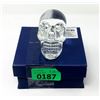 Image 1 : Crystal Skull in Fitted Box - 2.5" x 4" x 3.5"