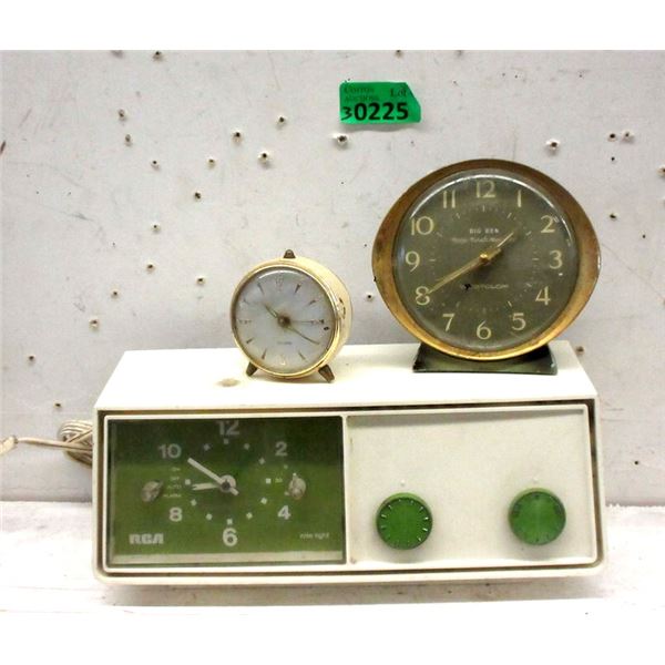 3 Vintage Clocks